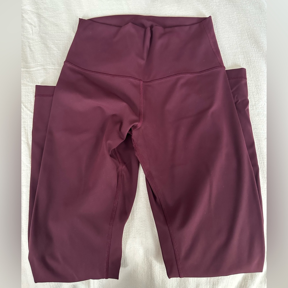 Lululemon Wine Burgundy Leggings